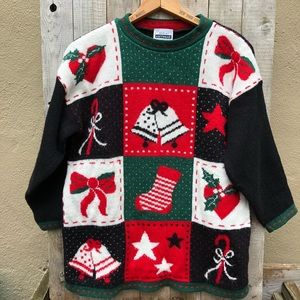Christmas Patchwork Sweater